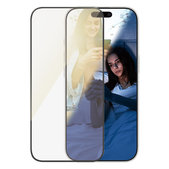 PanzerGlass - Gehärtetes Glas UWF Eyecare mit Applikator Für iPhone 16 Pro, schwarz