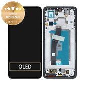 Xiaomi 14T - LCD Display + Touchscreen Front Glas + Rahmen (Titan Black) - 5600030N12A00 Genuine Service Pack