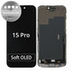 Apple iPhone 15 Pro - LCD Display + Touchscreen Front Glas + Rahmen Refurbished PRO