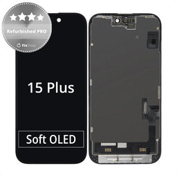 Apple iPhone 15 Plus - LCD Display + Touchscreen Front Glas + Rahmen Refurbished PRO