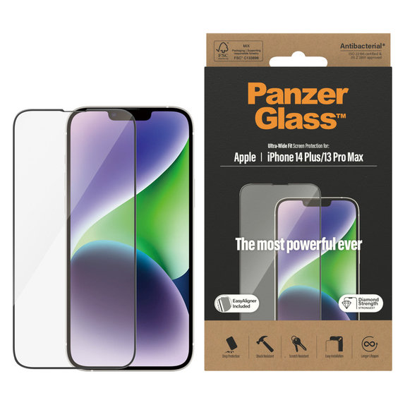 Panzerglas UWF AB für Google Pixel 8 Pro, Schwarz, PanzerGlass