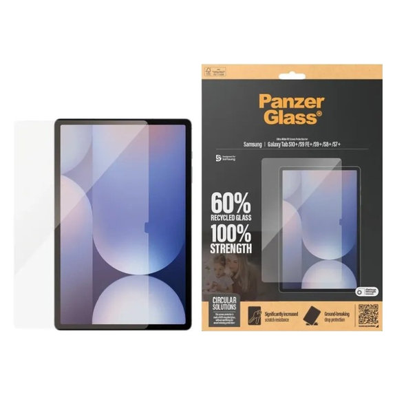 Panzerglas UWF für Samsung Galaxy Tab S8/S9 Plus, Klar, PanzerGlass