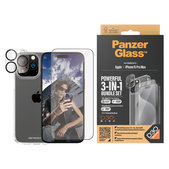 Bundle PicturePerfect + Panzerglas UWF + Hard Case D3O für iPhone 15 Pro Max, PanzerGlass