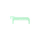 Samsung Galaxy Z Flip 6 F741B - LCD Klebestreifen Sticker (Adhesive) (Obere) - GH81-26134A Genuine Service Pack