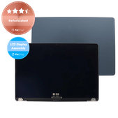 Apple MacBook Air 15" M2 A2941 (2023), M3 A3114 (2024) - LCD Display + Frontglas + Abdeckung (Midnight) Refurbished