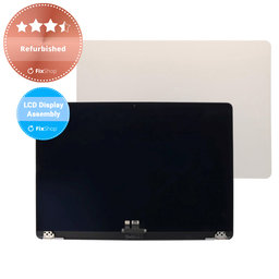 Apple MacBook Air 15" M2 A2941 (2023), M3 A3114 (2024) - LCD Display + Frontglas + Abdeckung (Starlight) Refurbished