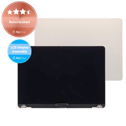 Apple MacBook Air 13" M3 A3113 (2024) - LCD Display + Frontglas + Abdeckung (Starlight) Refurbished