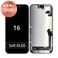 Display für iPhone 16, Touchscreen-Glas mit Rahmen, Refurbished