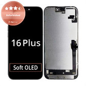 Display für iPhone 16 Plus, Touchscreen-Glas mit Rahmen, Refurbished