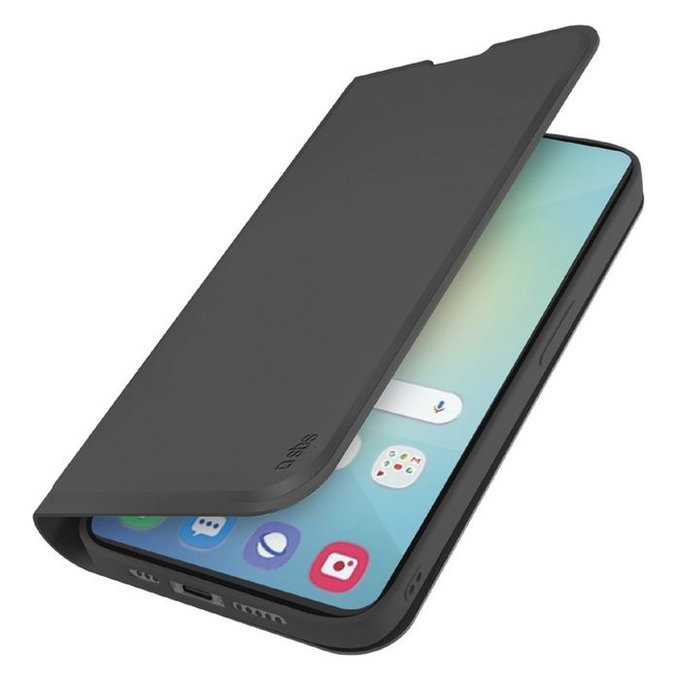 SBS - Hülle Book Wallet Smooth für Samsung Galaxy S25, schwarz