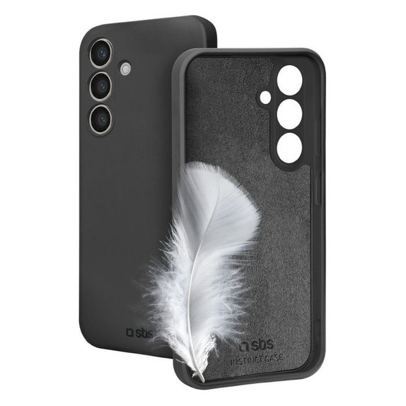 SBS - Hülle Instinct für Samsung Galaxy S25, schwarz
