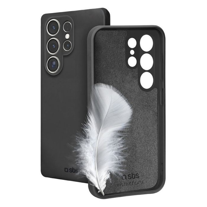 SBS - Hülle Instinct für Samsung Galaxy S25 Ultra, schwarz
