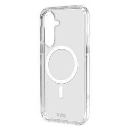 SBS - Hülle Light Mag für Samsung Galaxy S25+, transparent