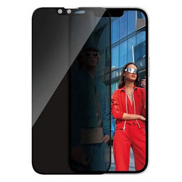 PanzerGlass - Gehärtetes Glas UWF Privacy mit aplikator für iPhone 13, 13 Pro, 14 und 16e, transparent