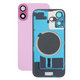 Apple iPhone 16 - Rückgehäuseglas + Kameraglas + Metallplatte + Magsafe-Magnet (Pink)