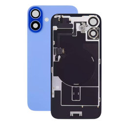 Apple iPhone 16 - Rückgehäuseglas + Kameraglas + Metallplatte + Magsafe-Magnet (Ultramarine)