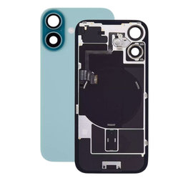 Apple iPhone 16 - Rückgehäuseglas + Kameraglas + Metallplatte + Magsafe-Magnet (Teal)