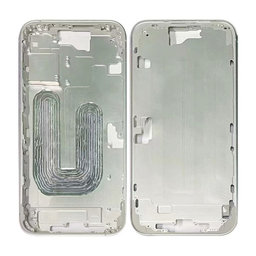 Apple iPhone 16 - Mittelrahmen + Ein-/Ausschalter + Lautstärketasten (White)