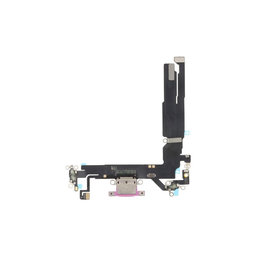 Apple iPhone 16 - Ladestecker Ladebuchse + Flex Kabel (Pink)