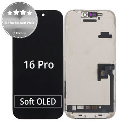 Apple iPhone 16 Pro - LCD Display + Touchscreen Front Glas + Rahmen Refurbished PRO