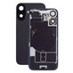 Apple iPhone 16 Plus - Rückgehäuseglas + Kameraglas + Metallplatte + Magsafe-Magnet + Flex kabel (Black)