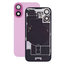 Apple iPhone 16 Plus - Rückgehäuseglas + Kameraglas + Metallplatte + Magsafe-Magnet (Pink)
