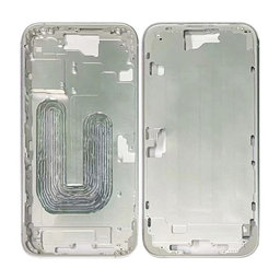 Apple iPhone 16 Plus - Mittelrahmen + Ein-/Ausschalter + Lautstärketasten (White)