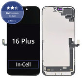 Display In-Cell FHD für iPhone 16 Plus, Touchscreen-Glas mit Rahmen, FixPremium