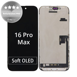 Apple iPhone 16 Pro Max - LCD Display + Touchscreen Front Glas + Rahmen Refurbished PRO