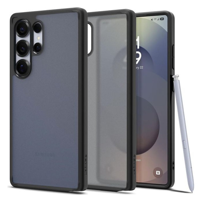 Spigen - Hülle Ultra Hybrid für Samsung Galaxy S25 Ultra, Frost Black