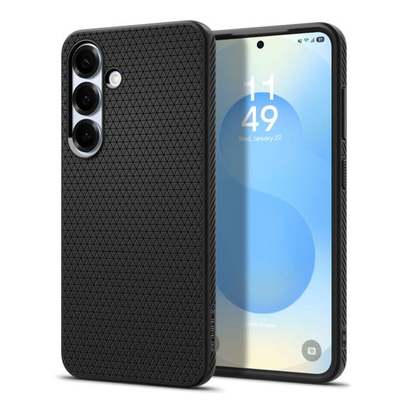 Spigen - Hülle Liquid Air für Samsung Galaxy S25, Matte Black