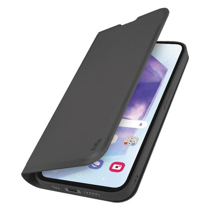 SBS - Hülle Book Wallet Smooth für Samsung Galaxy A56, schwarz