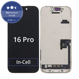 Apple iPhone 16 Pro  - LCD Display + Touchscreen Front Glas + Rahmen In-Cell FixPremium