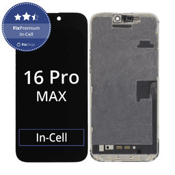 Apple iPhone 16 Pro Max - LCD Display + Touchscreen Front Glas + Rahmen In-Cell FixPremium