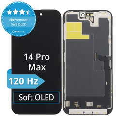 Apple iPhone 14 Pro Max - LCD Display + Touchscreen Front Glas + Rahmen Soft OLED FixPremium 120Hz