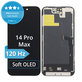 Display Soft OLED für iPhone 14 Pro Max, Touchscreen-Glas mit Rahmen, DIAGNOSTIC