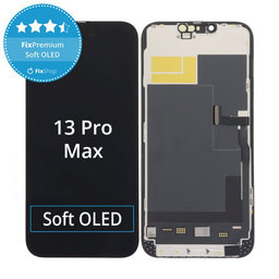 Apple iPhone 13 Pro Max - LCD Display + Touchscreen Front Glas + Rahmen Soft OLED FixPremium JCID