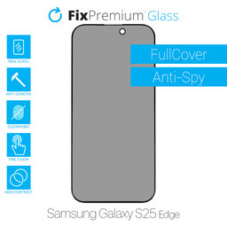 FixPremium Privacy Anti-Spy Glass - Gehärtetes Glas für Samsung Galaxy S25 Edge