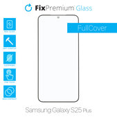 FixPremium FullCover Glass - Gehärtetes Glas für Samsung Galaxy S25 Plus