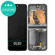Samsung Galaxy Z Flip 6 F741B - LCD Display + Touchscreen Front Glas + Rahmen (Black) OLED