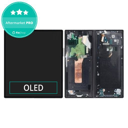 Samsung Galaxy Z Fold 6 F956B - LCD Display + Touchscreen Front Glas + Rahmen (Black) OLED