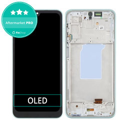 Samsung Galaxy A26 A266E - LCD Display + Touchscreen Front Glas + Rahmen (Mint) OLED