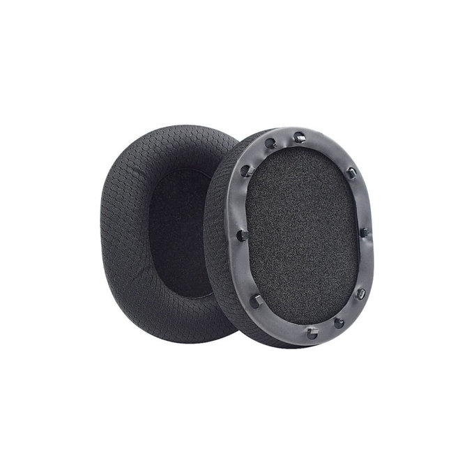 Ersatz-Ohrpolster für Razer BlackShark, Memory-Schaumstoff + Textil, Schwarz, Kühlgel, 1 Paar