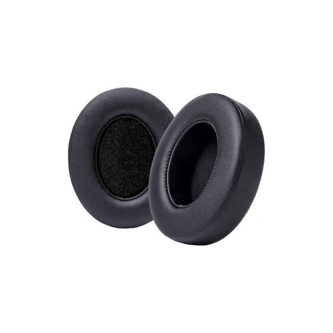 Ersatz-Ohrpolster für Beats Studio 2, 3, Memory-Schaumstoff + PU-Leder, Schwarz, 1 Paar