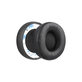 Ersatz-Ohrpolster für Beats Solo Pro, Wireless, Memory-Schaumstoff + PU-Leder, Schwarz, 1 Paar