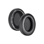 Ersatz-Ohrpolster für Sony WH-XB910N, Memory-Schaumstoff + PU-Leder, Schwarz, 1 Paar