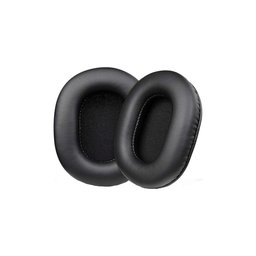 Ersatz-Ohrpolster für Sony MDR-7506, Memory-Schaumstoff + PU-Leder, Schwarz, 1 Paar