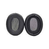 Ersatz-Ohrpolster für Sony WH-XB900N, WH-XB900, Memory-Schaumstoff + PU-Leder, Schwarz, 1 Paar
