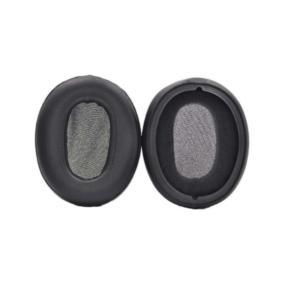 Ersatz-Ohrpolster für Sony WH-XB900N, WH-XB900, Memory-Schaumstoff + PU-Leder, Schwarz, 1 Paar