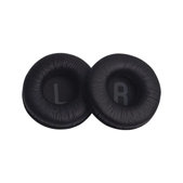 Ersatz-Ohrpolster für JBL Tune 450, Memory-Schaumstoff + PU-Leder, Schwarz, 1 Paar